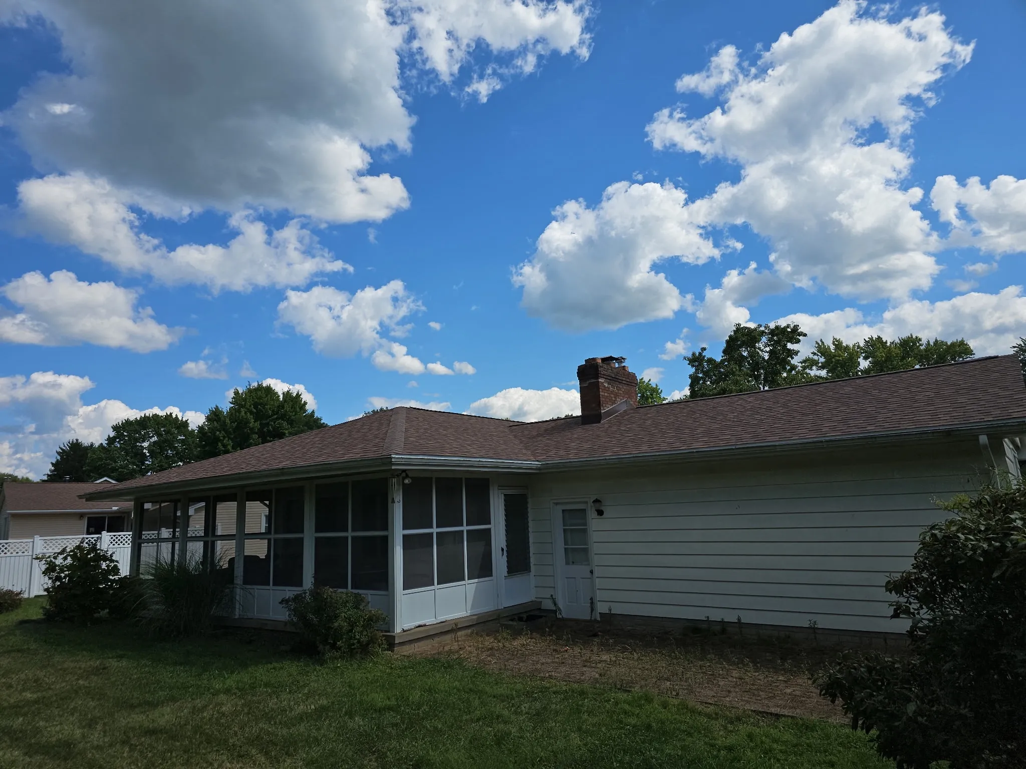 Shingle roof and rear exterior, full replacement